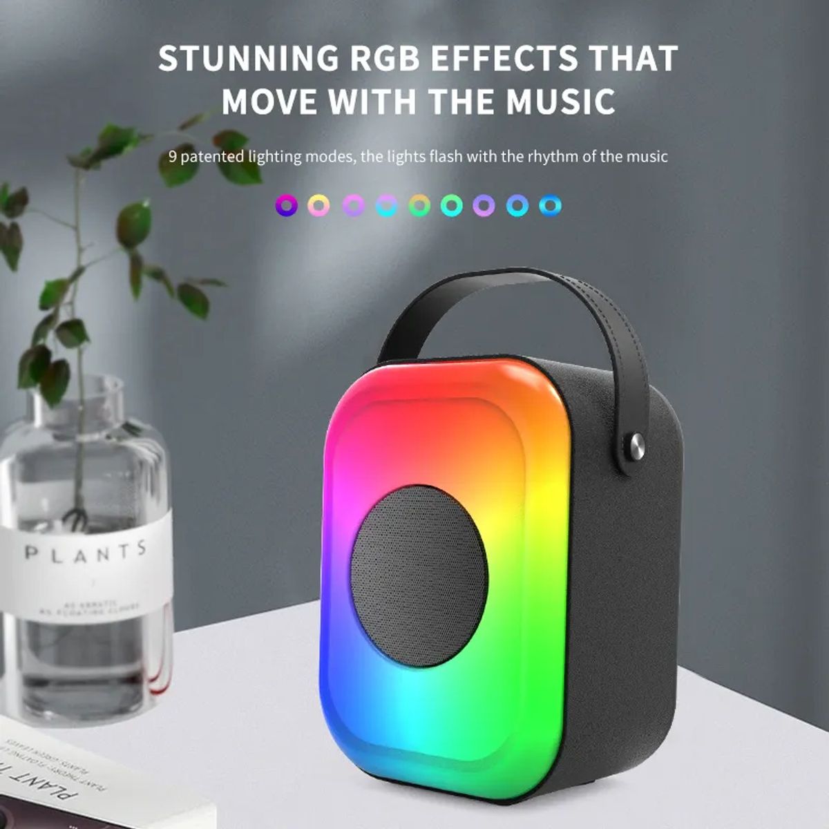 Bluetooth Speaker Wireless LED Light