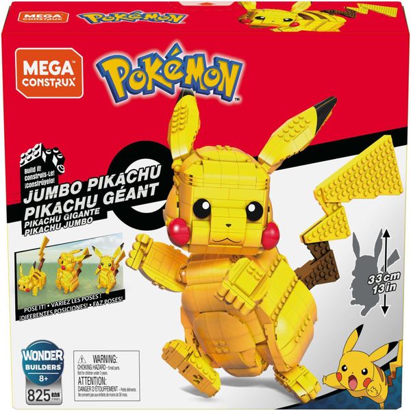 Mega Construx Pokemon Jumbo Pikachu Construction Set