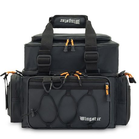 Wingstar Expandable Waterproof Fishing Tackle Bag - 42L Capacity Image