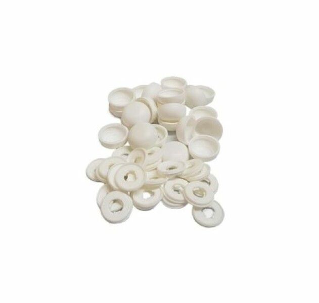 ViewProtect Cover Caps &amp; Washers White x 24