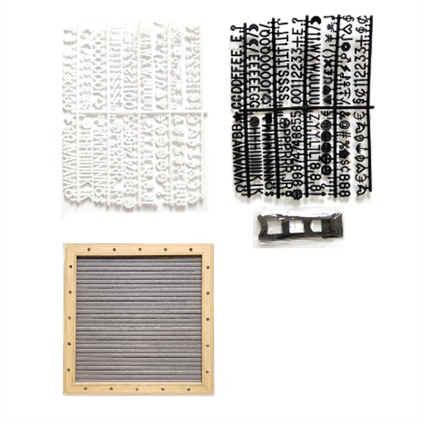 Felt Letter Board Felt Message Board Changeable Sign Boards Black