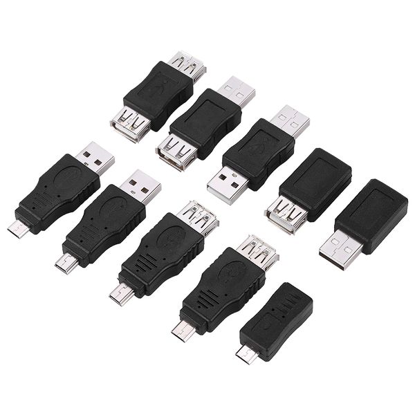 10pieces USB2.0 Micro/Mini Adapters