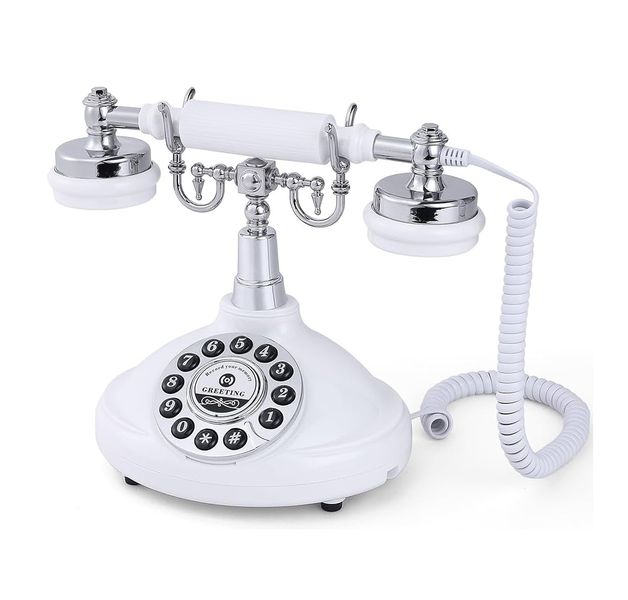 Audio Guestbook Phone Vintage style for recording messages at weddings