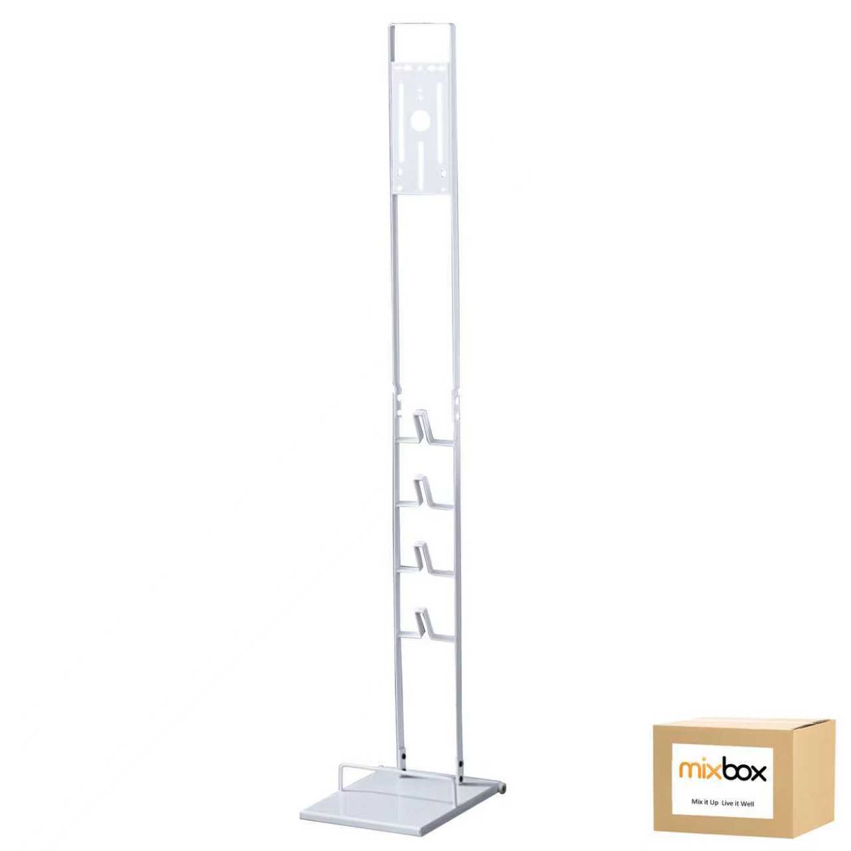 Mix Box Metal Vacuum Cleaner Bracket Holder Stand with Wheels