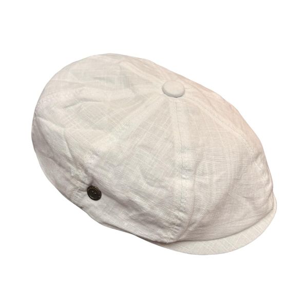 Premium Linen Flat Cap , Newsboy Cap.