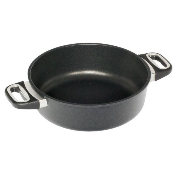 AMT Gastroguss Induction Braising Pan 24 cm with 2 handles (8cm high)