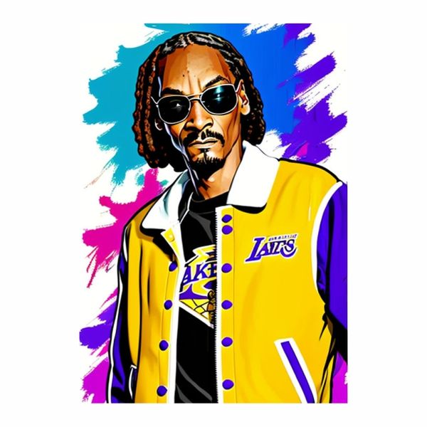 Snoop Dogg Lakers 001 - A1 Poster