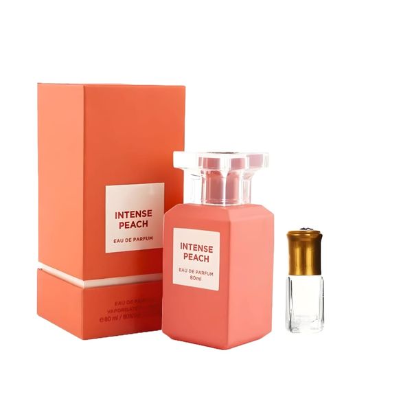 Intense Peach Eau de Parfum - 80ml + (Perfume Oil Gift)