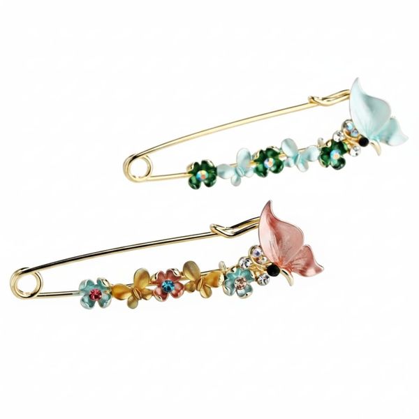 Creative Brooch Pin for Women Ladies, SET OF 2 Women's Flower Brooch