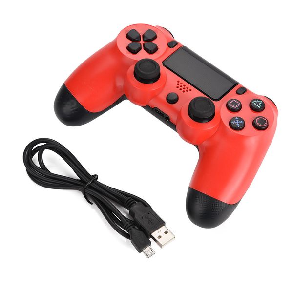 Red Multi-Color BT Controller Compatible with PS4