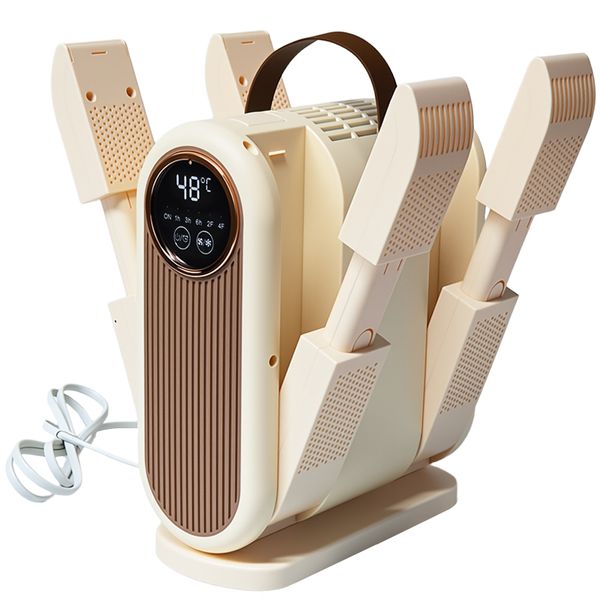 4 Arm Electric Shoes Boots Dryer UV Sterilization Folding Footwear Warmer