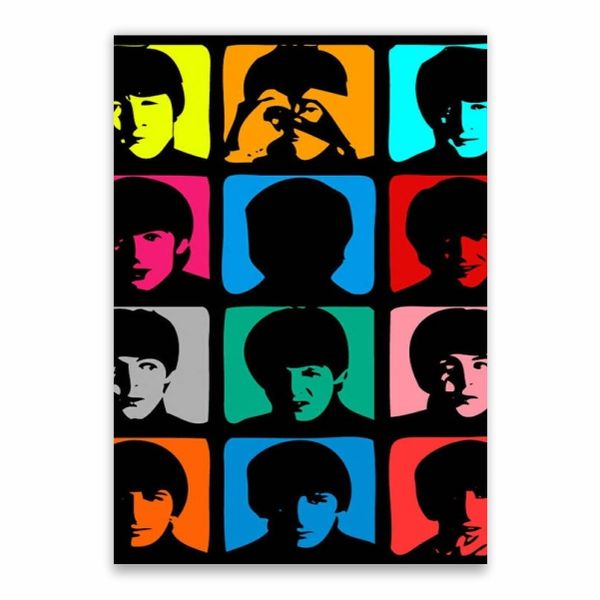 The Beatles Colourful Poster - A1