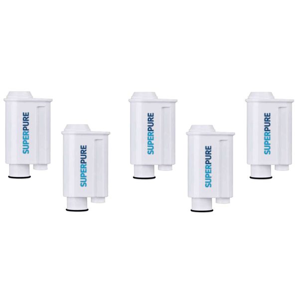 SUPERPURE Replacement Filter Cartridge For Brita Intenza+ (5-Pack)