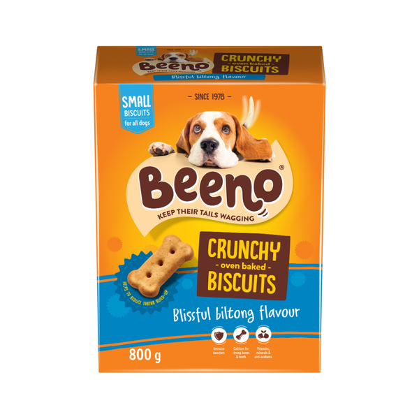 Beeno Small Biltong Biscuits 800g - Dog Biscuit Treats