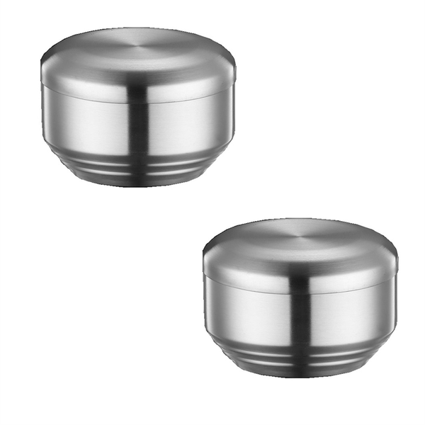 304 Stainless Steel Dining Bowl Double-Layer Insulated Rice Bowl