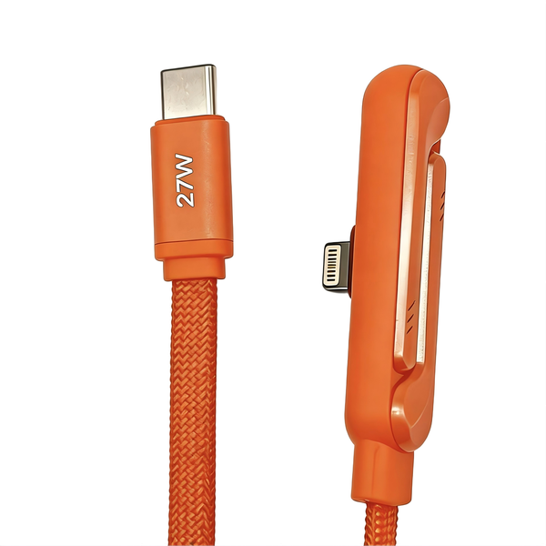 IPSTYLE 2-In-1 Stand Charging Cable 27W Type-C To Lightning Chargin 1.5M