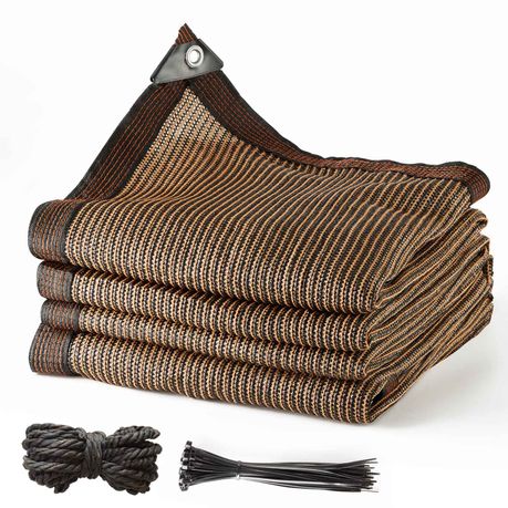 Chenshia Garden Shade Cloth Rectangle Sunshade Mesh Net Cover with Grommet Image