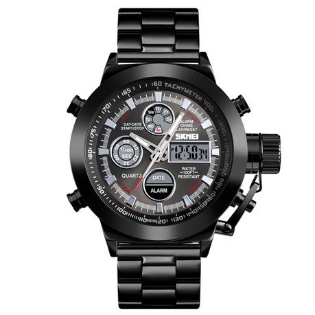 Skmei Men s 3ATM Water Resistant Double Display Quartz Watch 1515 Shop Today. Get it Tomorrow takealot