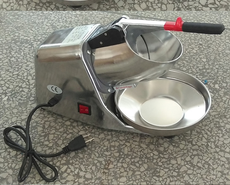 Single Blade Plastic & stainless steel Electric Ice Crusher Slicer
