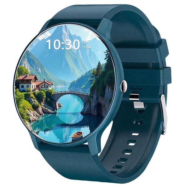 Mecina Blue Outdoor Sport Gym Smart Watch-Health &amp; Activity Monitor for Men
