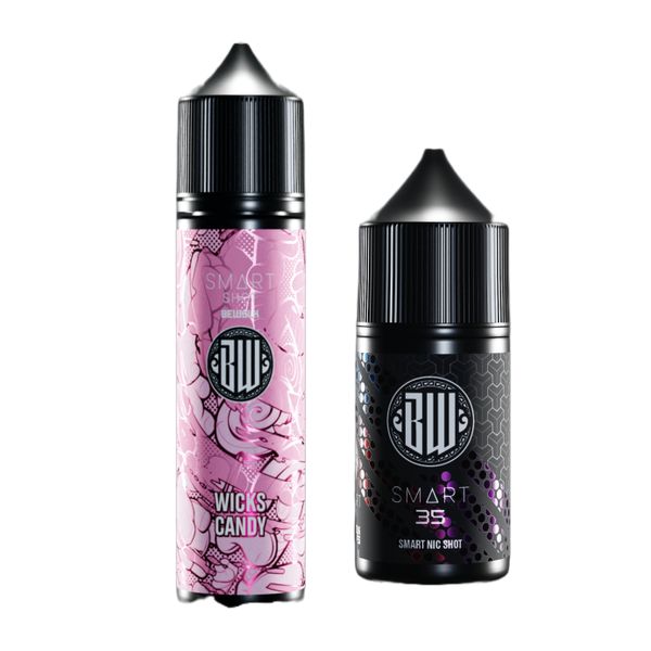 Bewolk SMART Shot 35MG - Wicks Candy (60ml Combo)