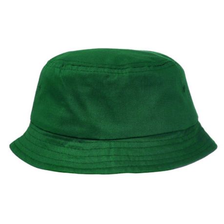 green bucket hat