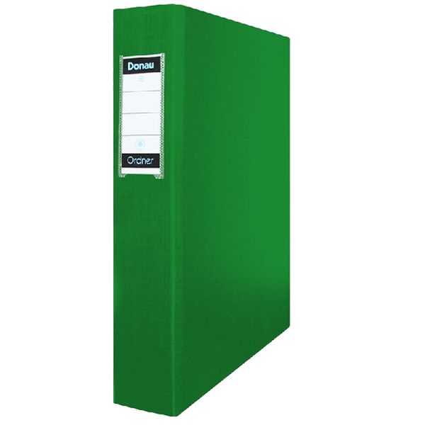 Donau A4 Ring Binder File 30mm - 2 ring, Green