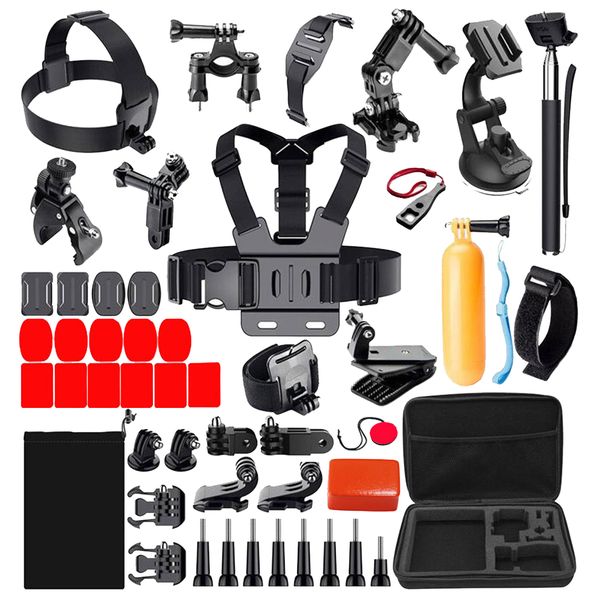 48 in 1 Action Camera Accessory Kit for Gopro Hero 9 8 7 SJCAM XiaoYi