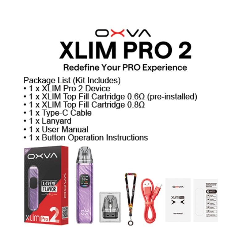 OXVA Xlim Pro 2 Pod Kit | Shop Today. Get it Tomorrow! | takealot.com