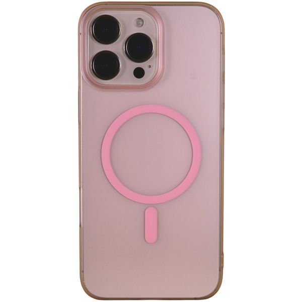 Transparent Phone Case With MagSafe - Compatible with 15 Pro Max - Pink