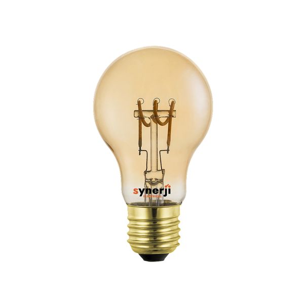 Synerji Dimmable Decorative Classic Filament Lamp 3w Amber ES