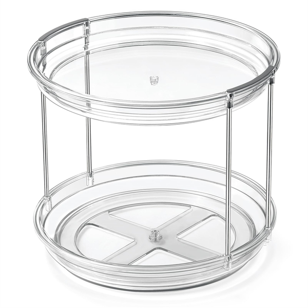 9.25Inch Turntable For Cabinet, Stackable Turntable Organizer