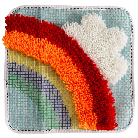 Rainbow – Latch Hook Rug Embroidery Wool Art DIY Craft Kit