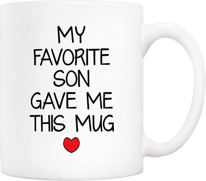 Favorite son-Father's day-Valentines-Mother's day-Christmas Mug