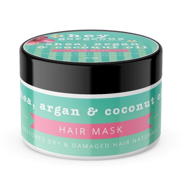 Hey Gorgeous, Shea, Argan &amp; Coconut Hair mask, 200g
