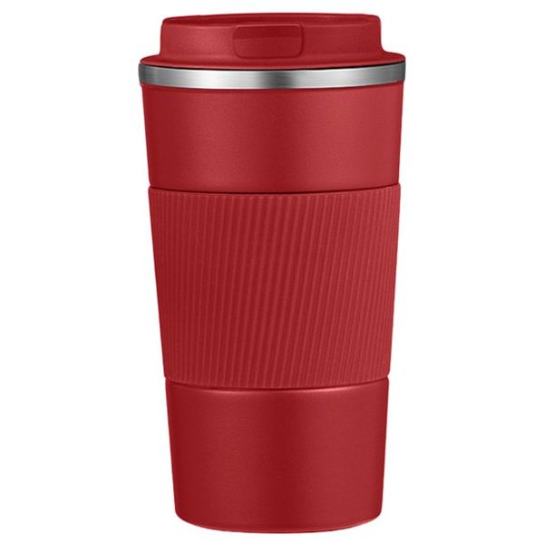 Insulated Stainless Steel Coffee Mug - Red - 500ml