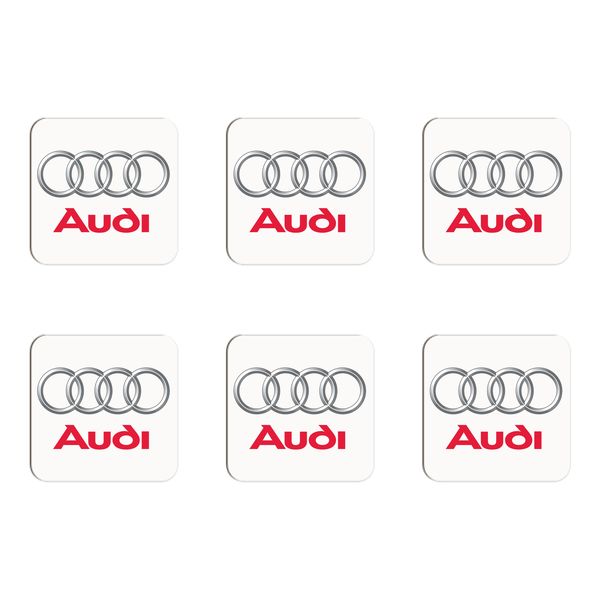 Audi Emblem Coasters - Set of 6