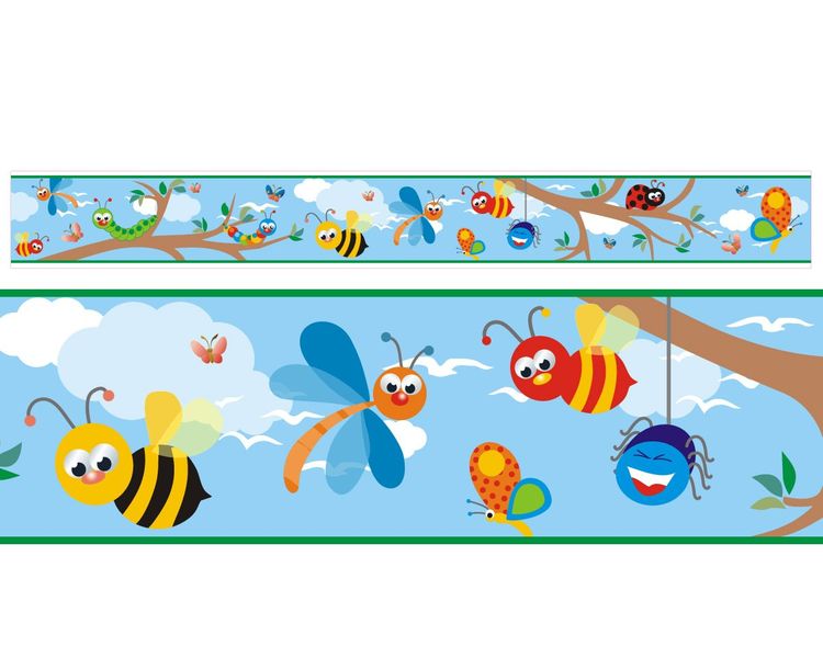 Fantastick - Cute Bugs Vinyl Border
