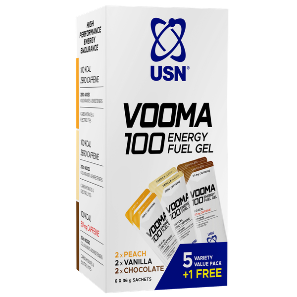 USN Vooma 100 Energy Fuel Gel (Variety Box) 6's