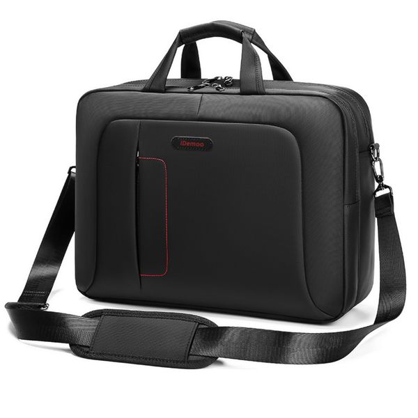iDemoo Elite 16 Inch Laptop Bag with Shoulder Strap - Jet Black