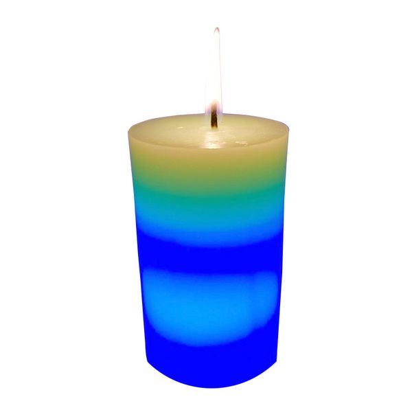 Bufftee Colour Changing Candle - Color changing light Wax Candle - Forrest