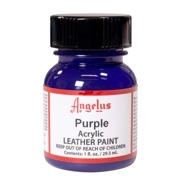 Angelus Acrylic Leather Paint - Purple 1oz