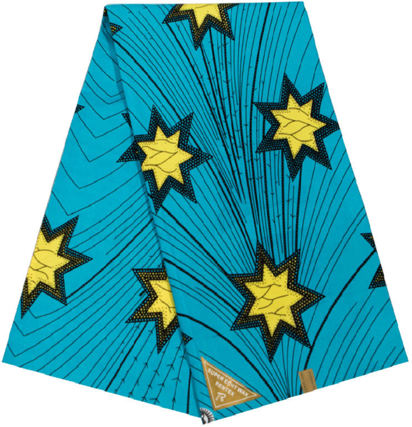 Star ankara wax fabric