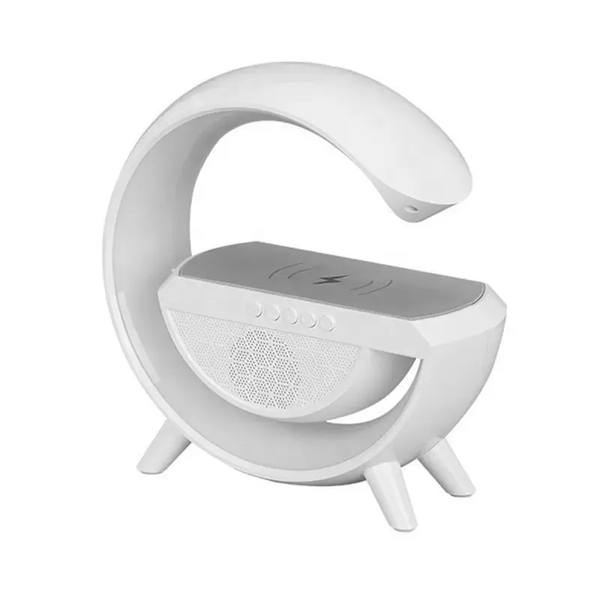 Wireless charger with LED lighting and speaker