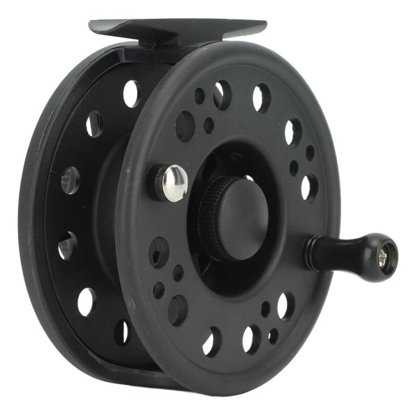 7/8 Plastic Fly Reel for Streams Rivers Black