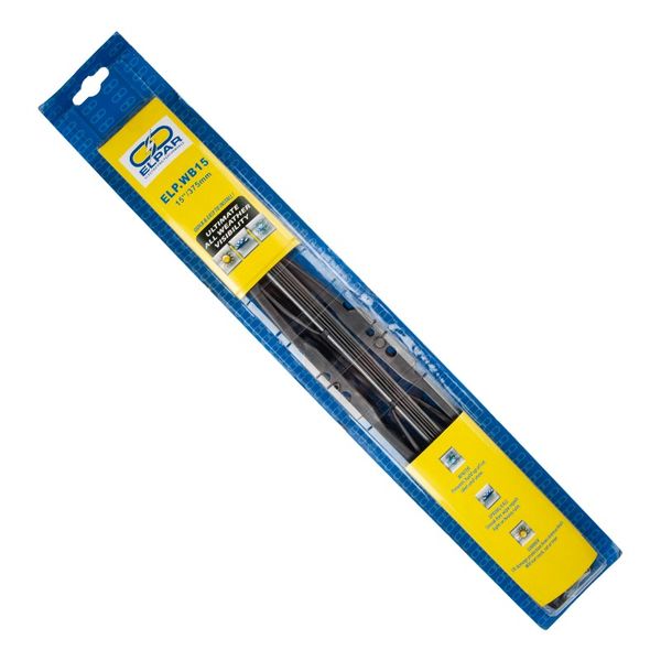 Windscreen Wiper - Car Accessories - 381mm - 2 Per Pack - Bulk Pack of 4