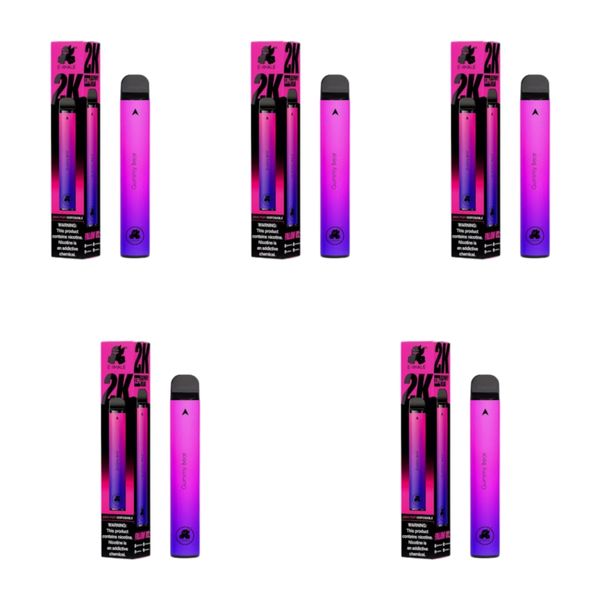 E-XHALE 2000 Puffs Disposable Vapes (Pack of 2) - Gummy Bear