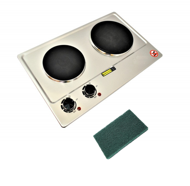 Dansup 2 Phase Electric Cooker Hot Plate 1000W/1500W With Hot Plate Wipe