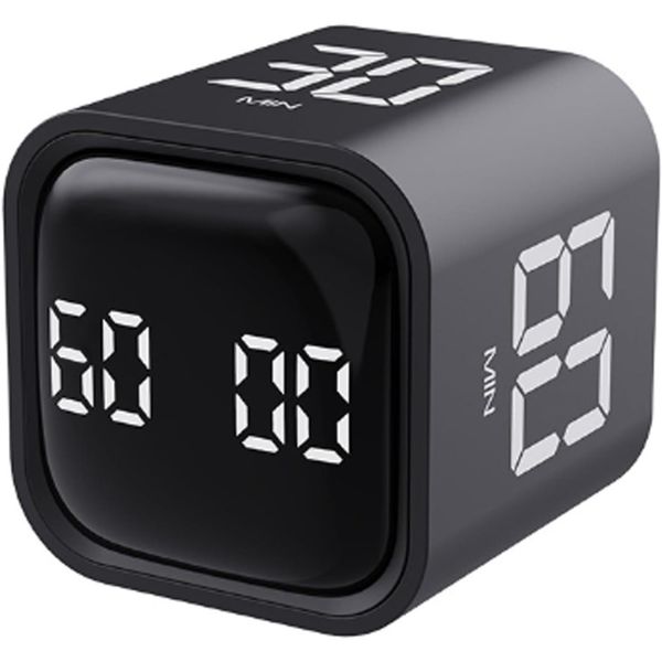 Rotating Pomodoro Timer Preset,Desk Productivity Flip Timer, Visual Cube