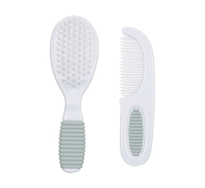 Nuby - Brush and Comb Set - Pink